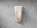 Alabaster Hexagonal Wall Light, Hardwired Wall Sconce, Dimensions 7.5"