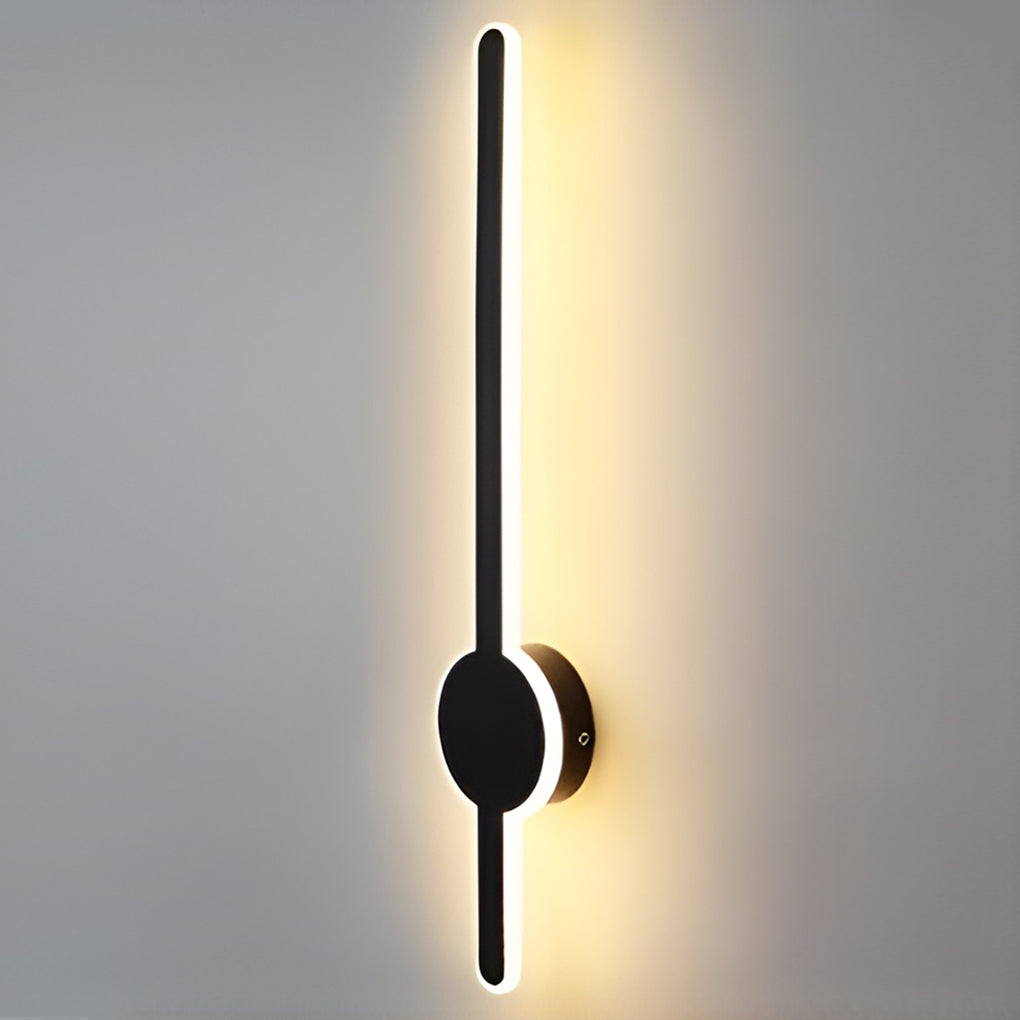 Long Strip LED Contemporary Wall Light, Bedroom Wall Sconce, detail 7