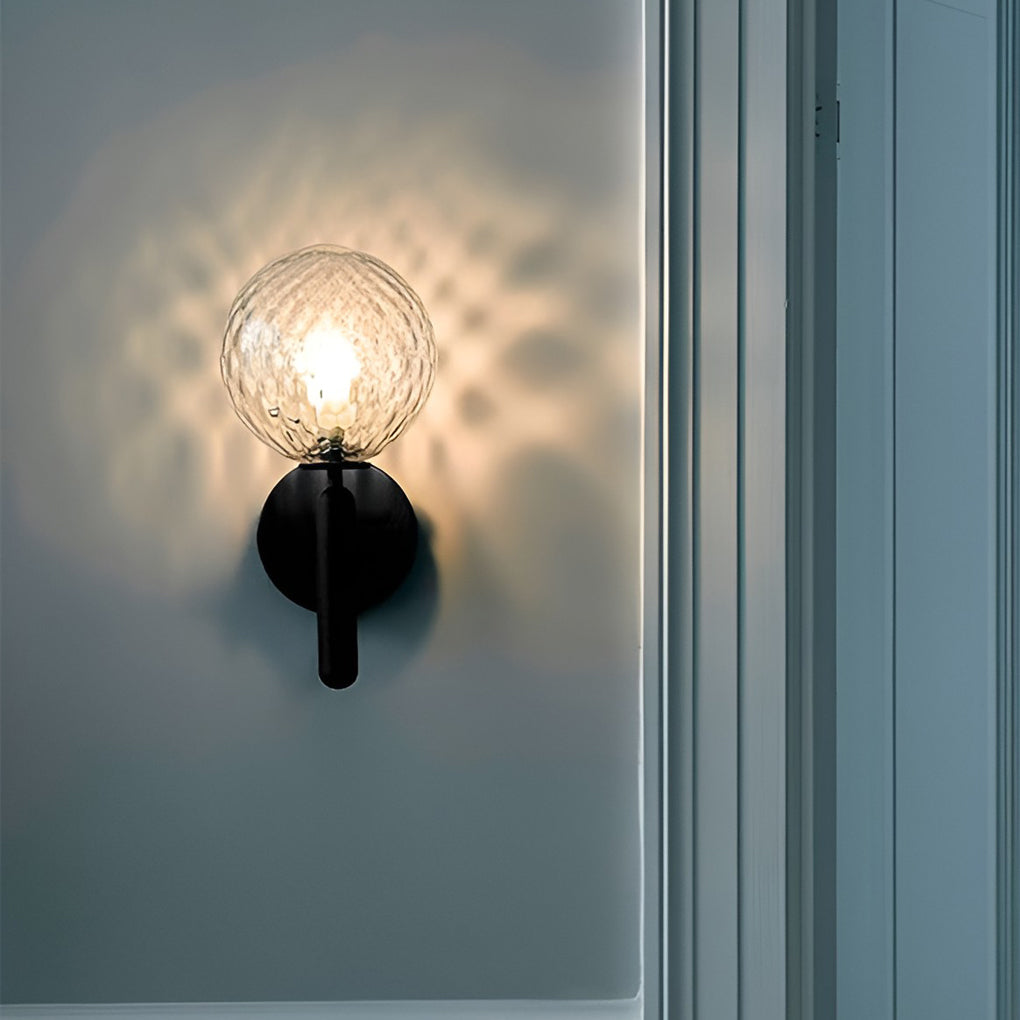 Glass Ball Shaped 5W LED Nordic Wall Light, Bedroom Wall Sconce, detail 4