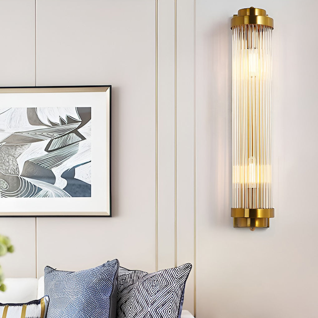 Adjustable Warm White Light LED Crystal Golden Nordic Wall Light, Bedroom Wall Sconce, detail 5