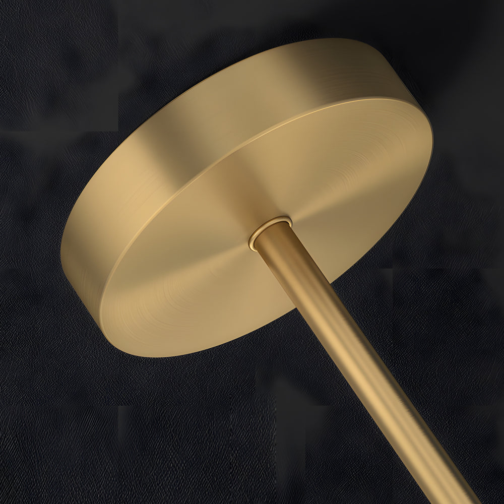 Copper Linear Brass LED Desk Light with Adjustable Angle for Focused Lighting, Bedside Table Lamp, detail 6