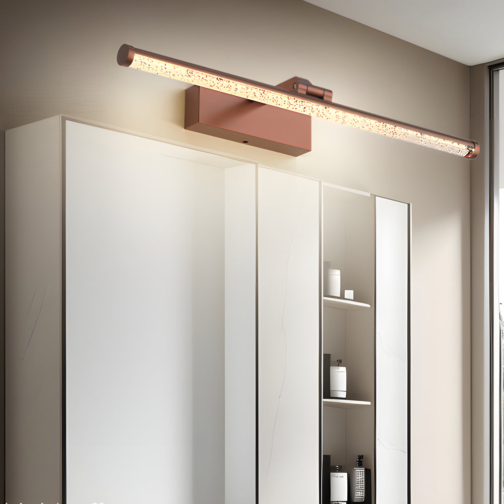 Rotatable Seeded Acrylic LED Bathroom Vanity Fixture Dimmable Contemporary Bath Bar, Bathroom Vanity Light, detail 3