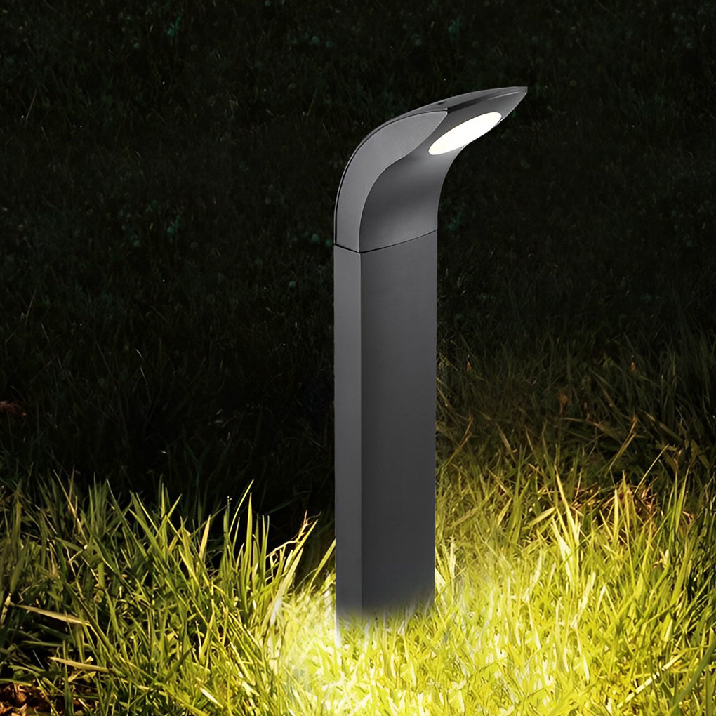 Waterproof IP65 COB LED Black Contemporary Exterior Pathway Lights, Outdoor Wall Light, detail 2