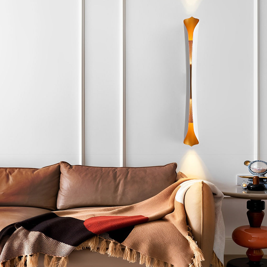 Iron Creative Up And Down Lighting COB Contemporary Wall Light, Bedroom Wall Sconce, detail 4