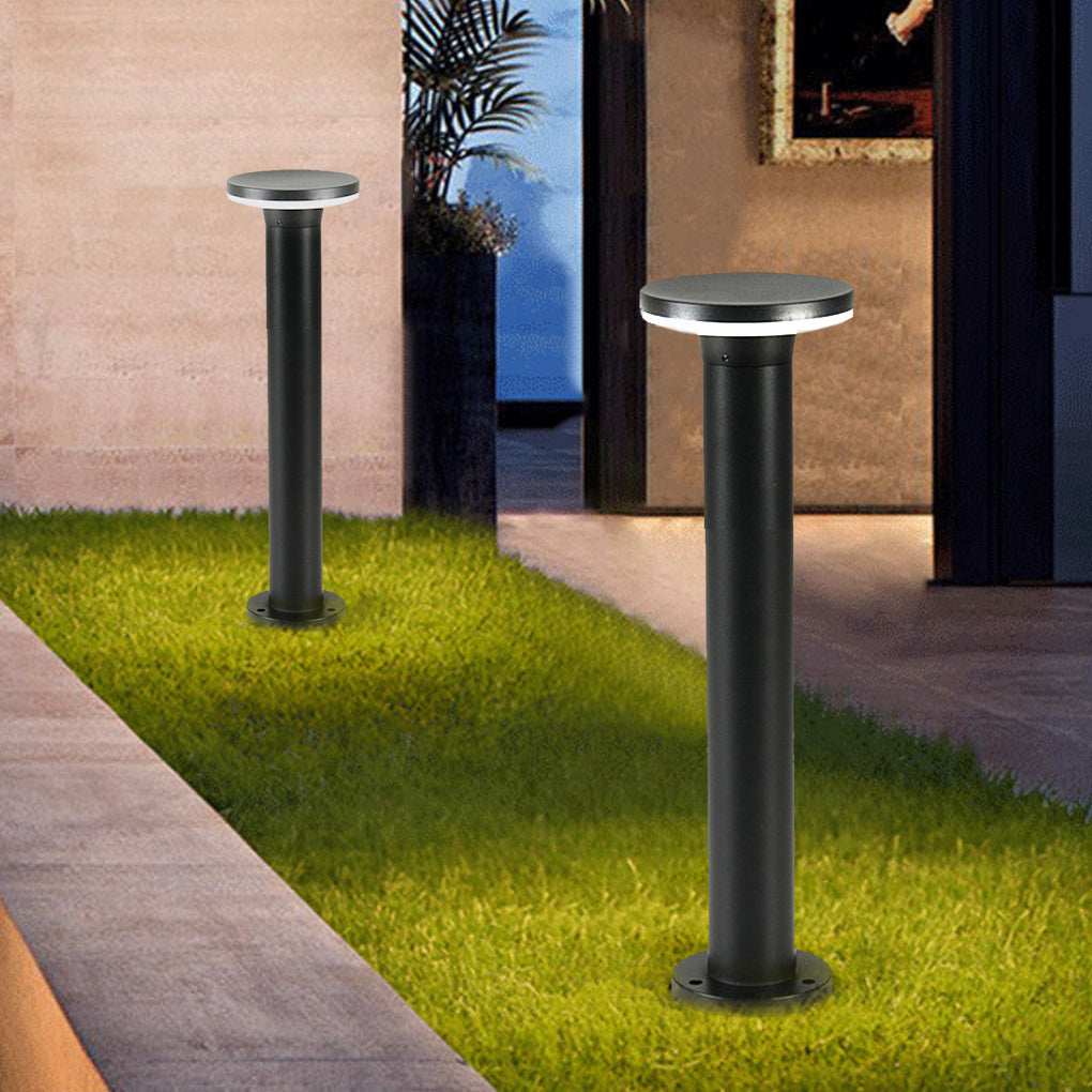 Exterior Clean-Lined Circular Square Waterproof LED Landscape Lighting Lawn Lamps, Outdoor Wall Light, detail 3