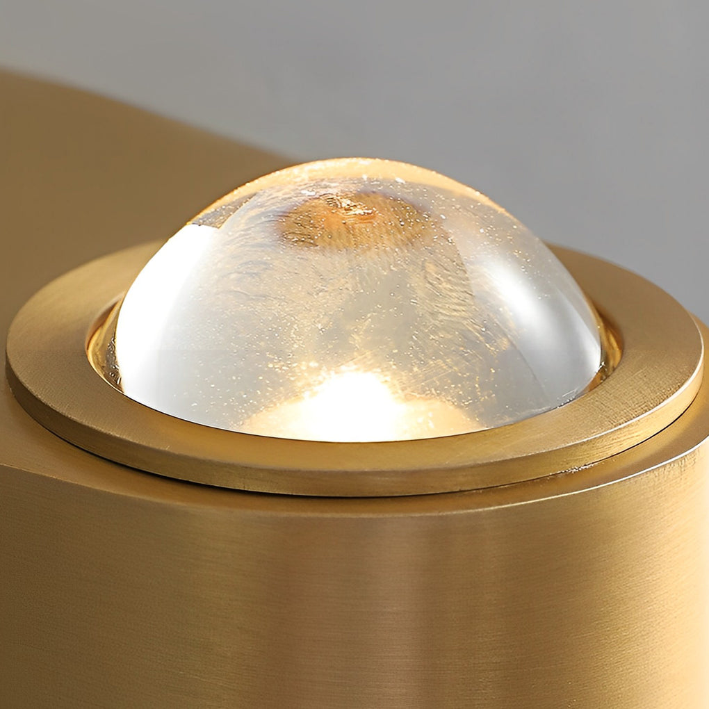 3/4 Lights Copper LED Wall Washer Projection Nordic Wall Light Wall Fixtures, Hardwired Wall Sconce, detail 4