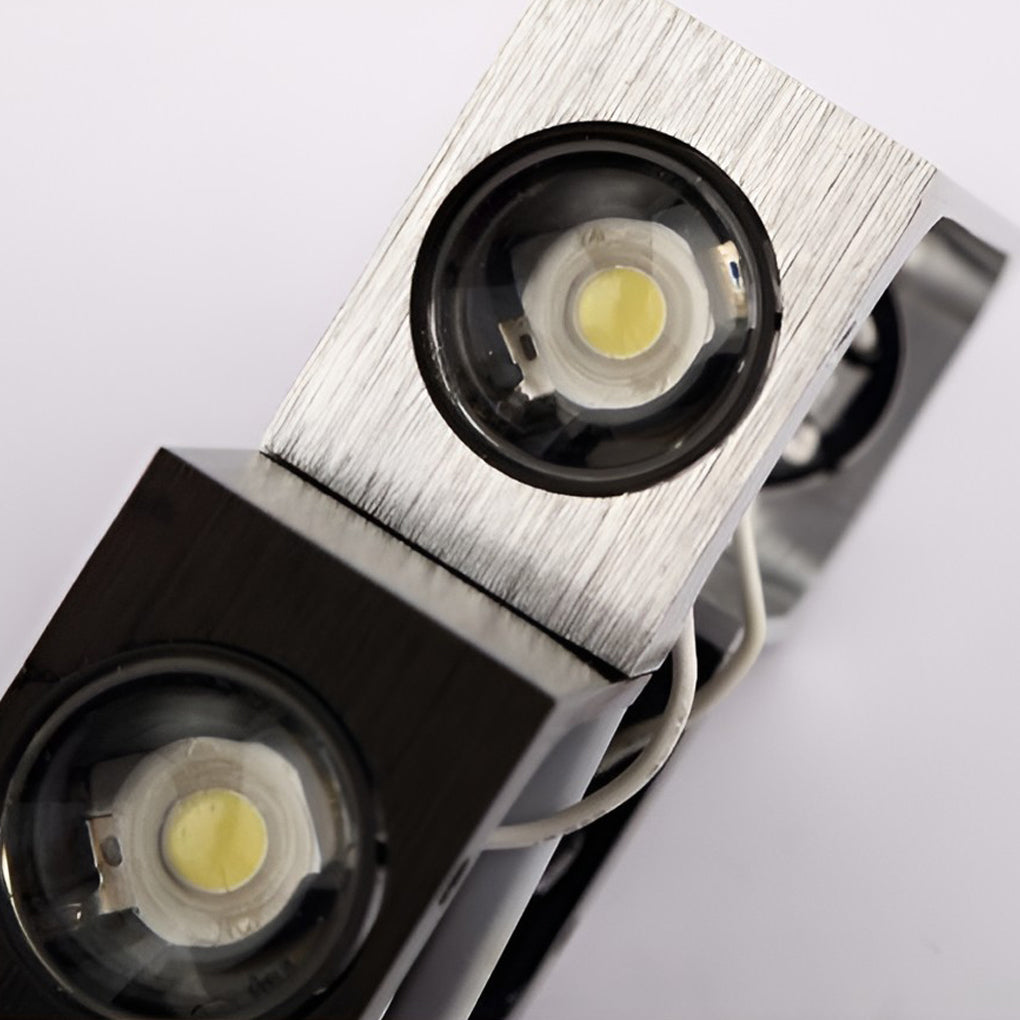 Box LED Up and Down Lights Contemporary Wall Light, Bedroom Wall Sconce, detail 7