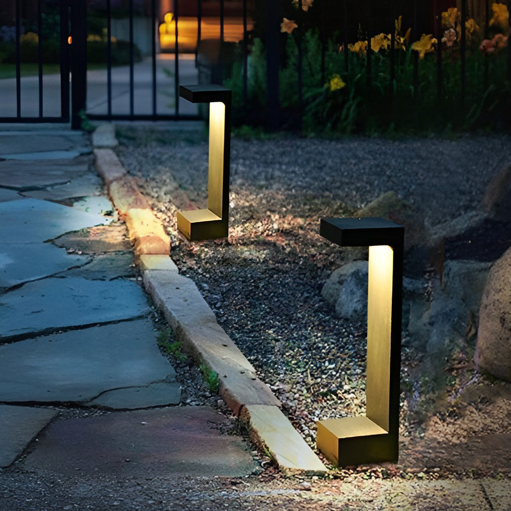 Rectangle Waterproof LED Contemporary Exterior Pathway Lights Garden Lights, Outdoor Wall Light, detail 4