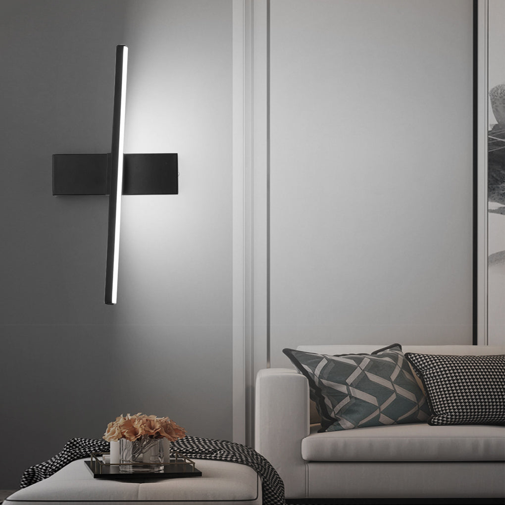 330° Rotatable Creative Strip LED Contemporary Wall Light, Bedroom Wall Sconce, detail 6