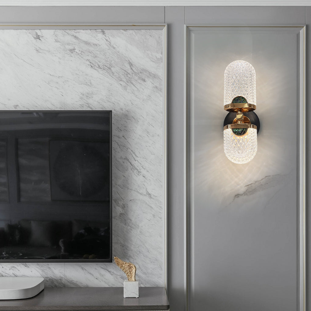 Creative LED Wall Fixtures with Three-Step Dimming - Up and Down Light Effect, Bedroom Wall Sconce, detail 2