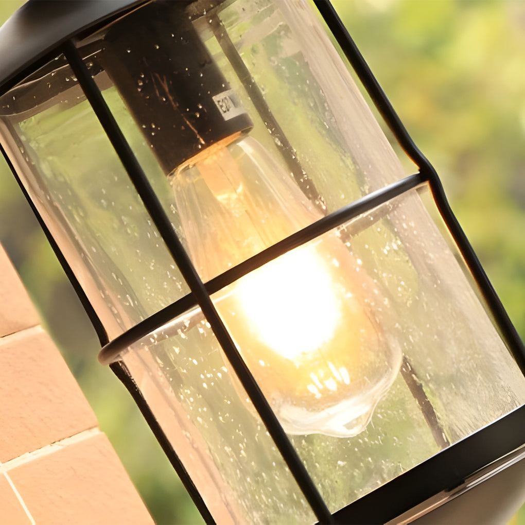 Creative Glass Waterproof LED Black Contemporary Plug-In Wall Light, Plug-In Wall Sconce, detail 7