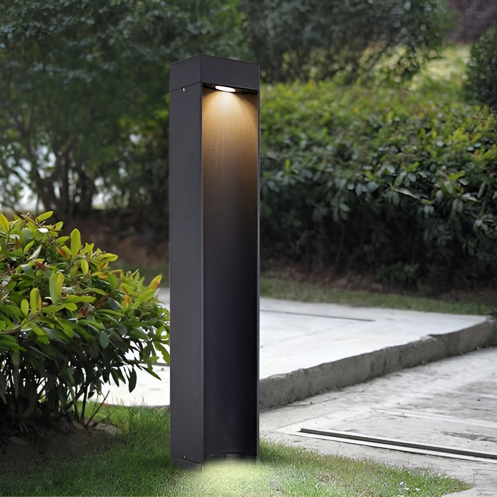 Square 5W LED Waterproof Black Contemporary Exterior Lawn Light Path Lights, Outdoor Wall Light, detail 5