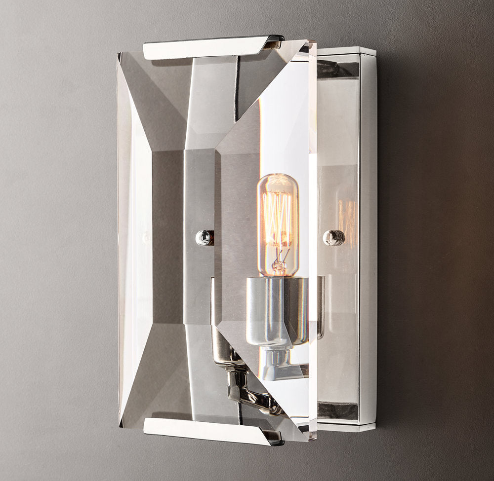 Harlow Crystal Wall Light, Bedroom Wall Sconce, detail 2