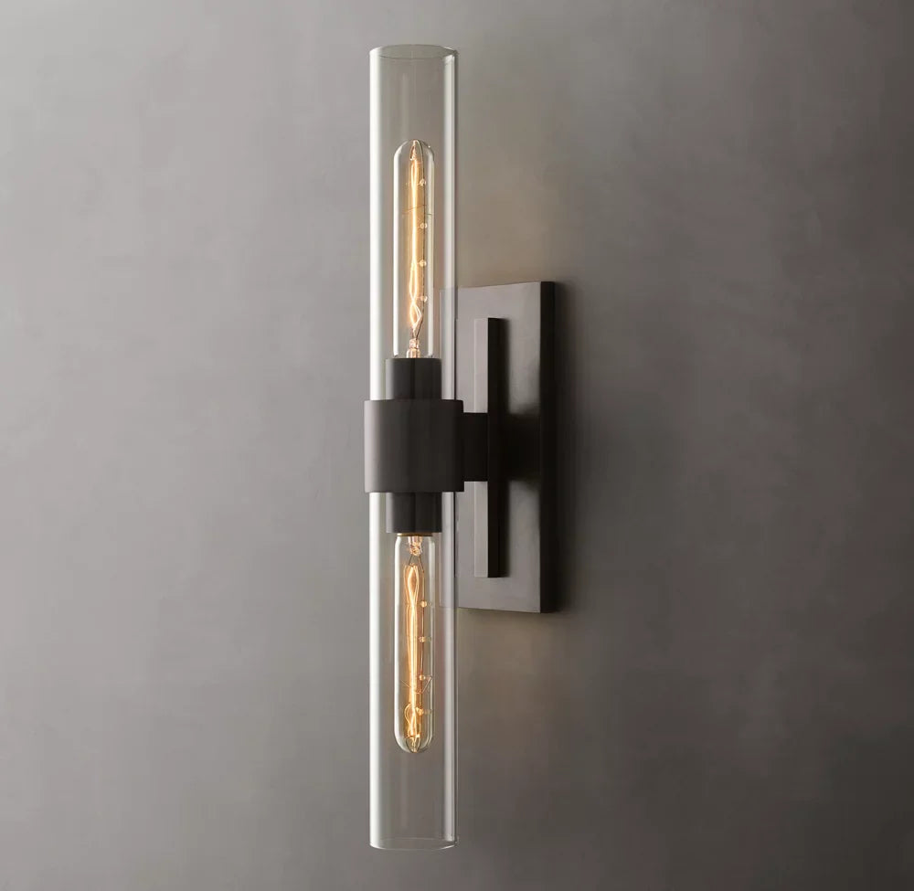 Ravelle Linear Wall Light, Bathroom Wall Sconce, detail 3
