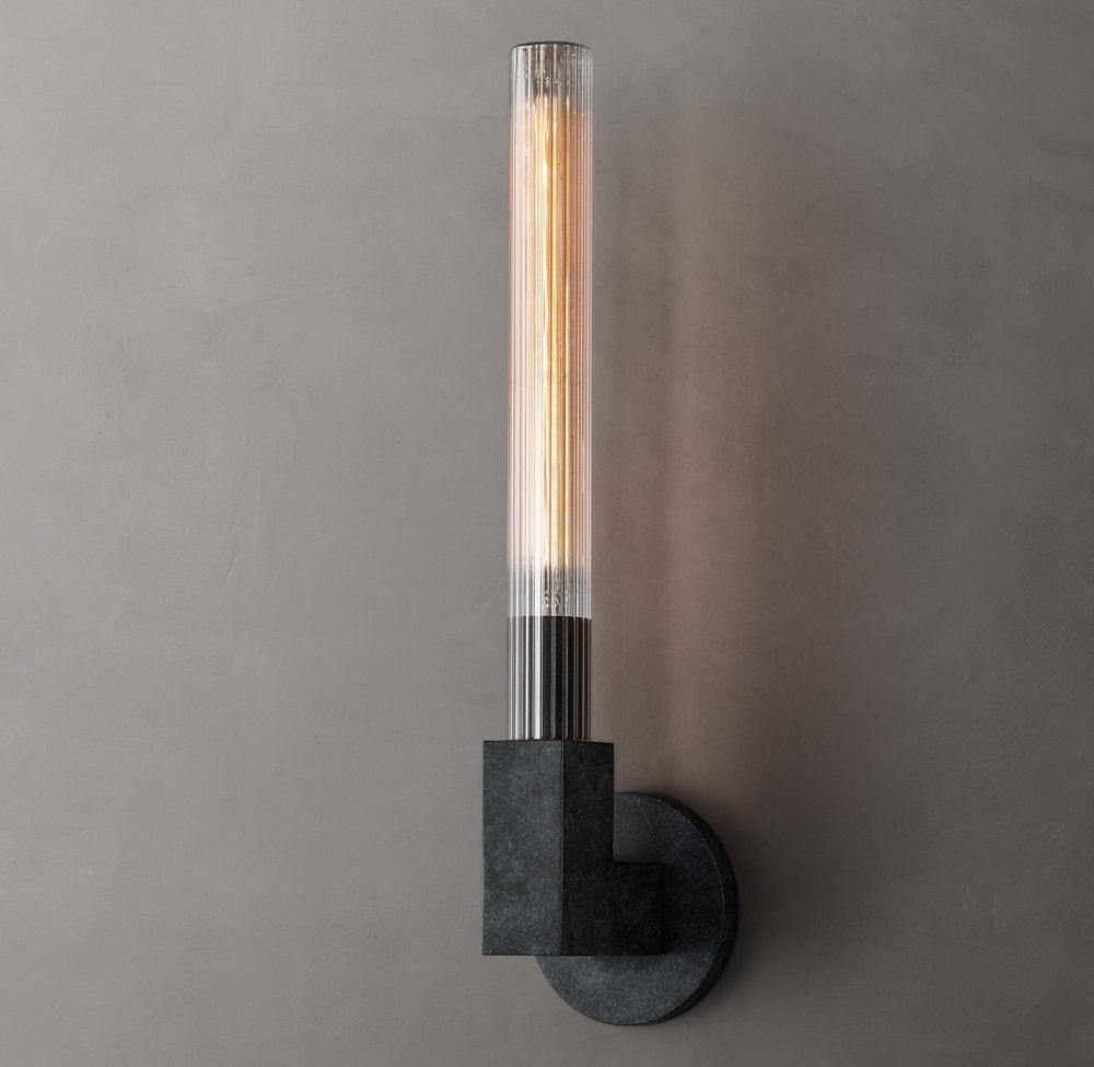 Cannele Exterior Sconce, Outdoor Wall Light, detail 4
