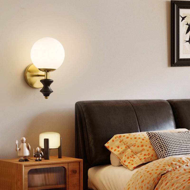 Elodie Globe Wall Light, Hardwired Wall Sconce, detail 8