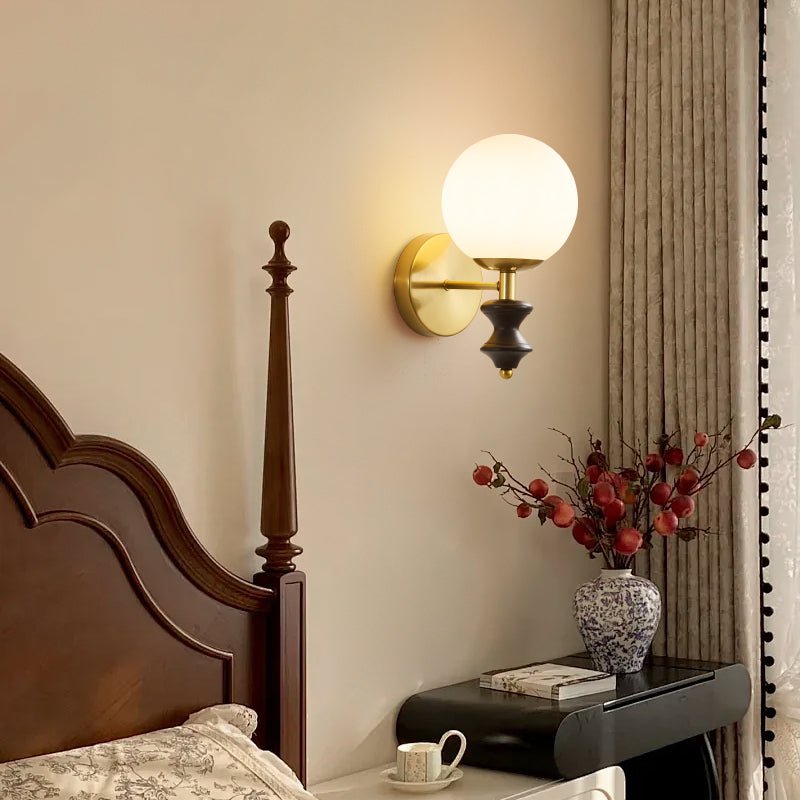 Elodie Globe Wall Light, Hardwired Wall Sconce, detail 10