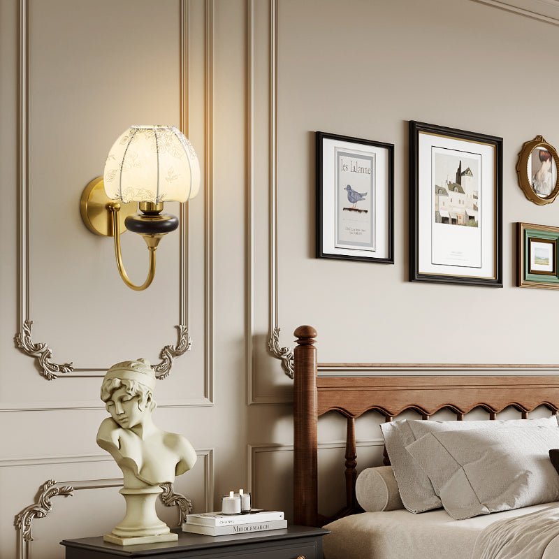 Amelie Floral Wall Light, Hardwired Wall Sconce, detail 5