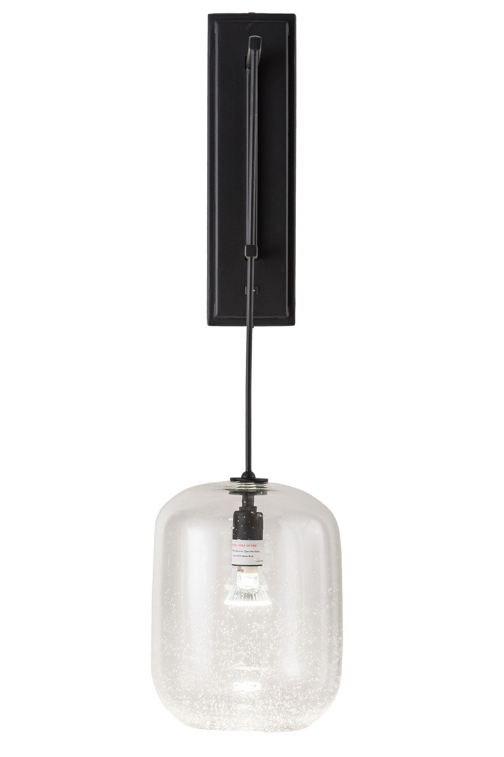 Pastilla 1-Light 30.00" Solar Black LED Wall Sconce detail view 3