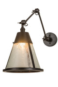 Kensington 1-Light 12.00" Craftsman Brown Wall Sconce front view