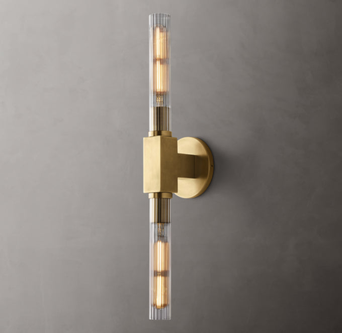 Cannele Linear Wall Light, Bathroom Wall Sconce, detail 28