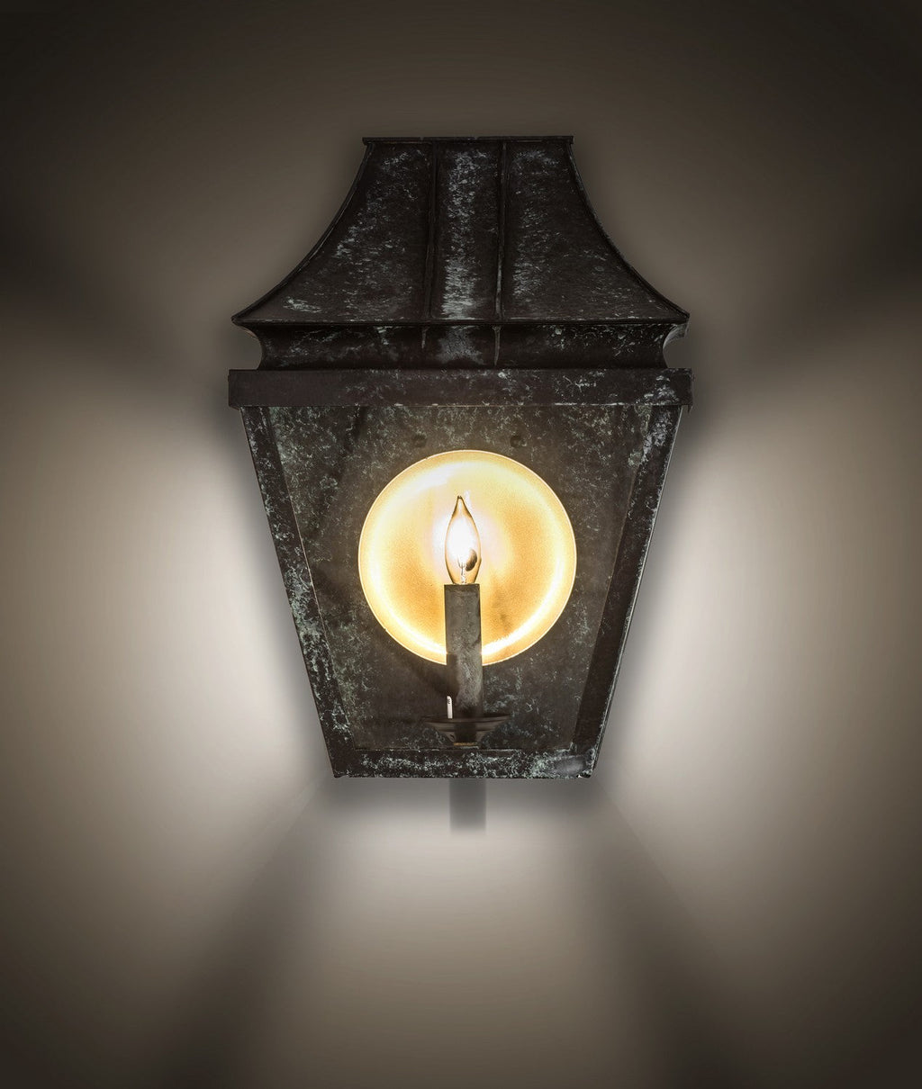 Coach 1-Light 18.00" Craftsman Verdigris Wall Sconce detail view 2