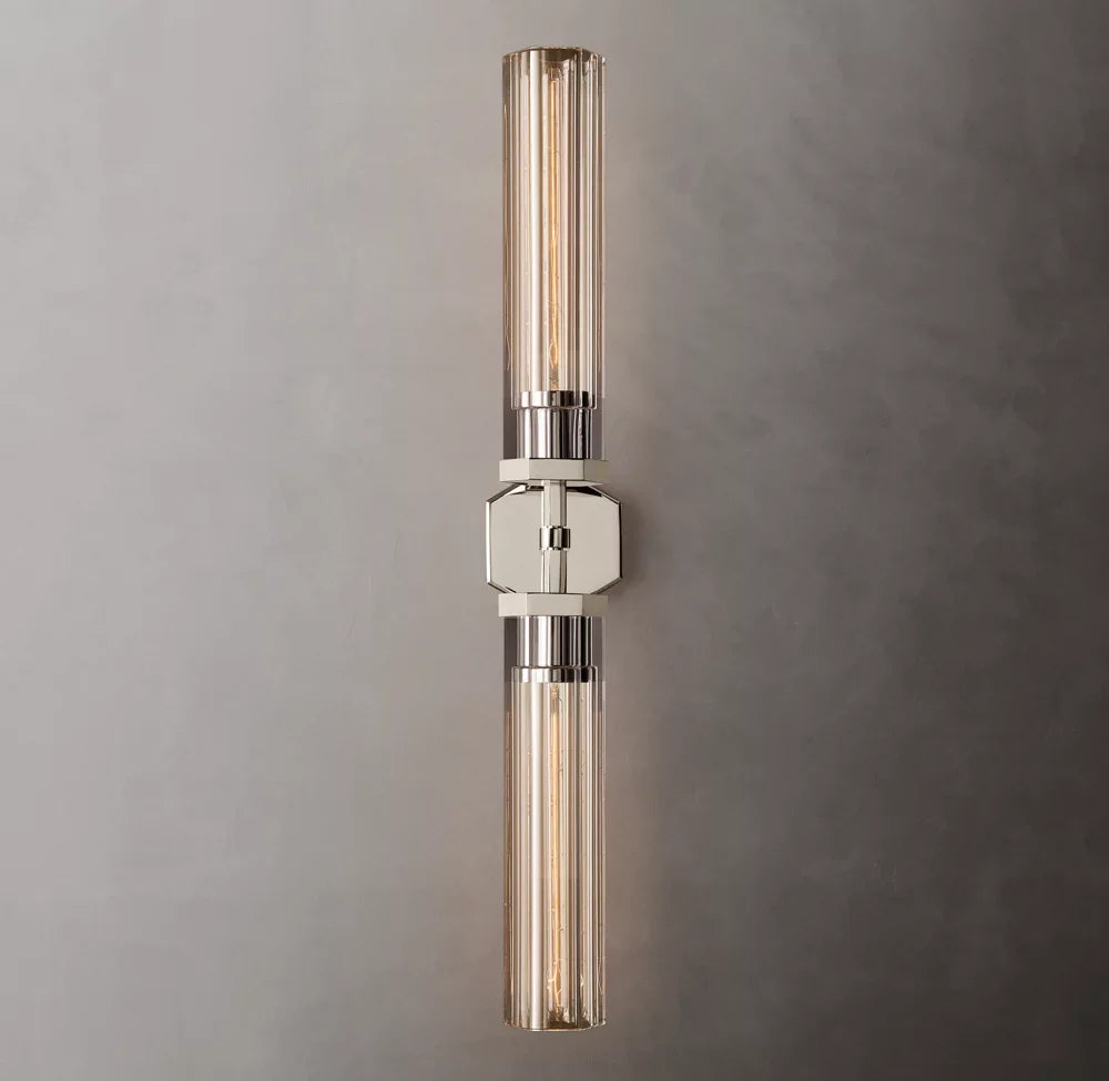 Lambeth Hexagonal Grand Linear Wall Light, Bathroom Wall Sconce, detail 17