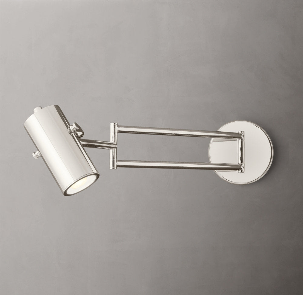 Champeaux Swing-Arm Wall Light, Plug-In Wall Sconce, detail 17