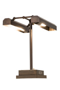 2-Light 17.00" Chemical Antique Brass Outdoor Wall Sconce front view