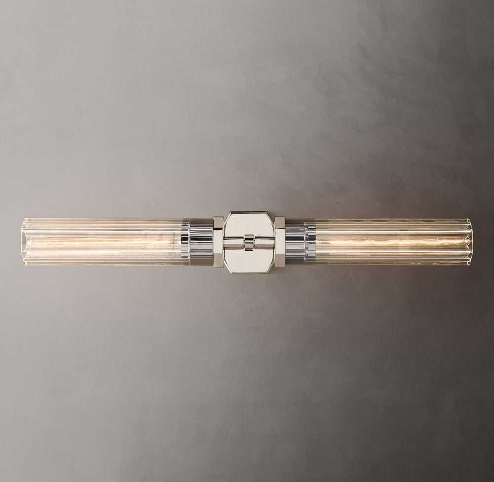 Lambeth Hexagonal Grand Linear Wall Light, Bathroom Wall Sconce, detail 18