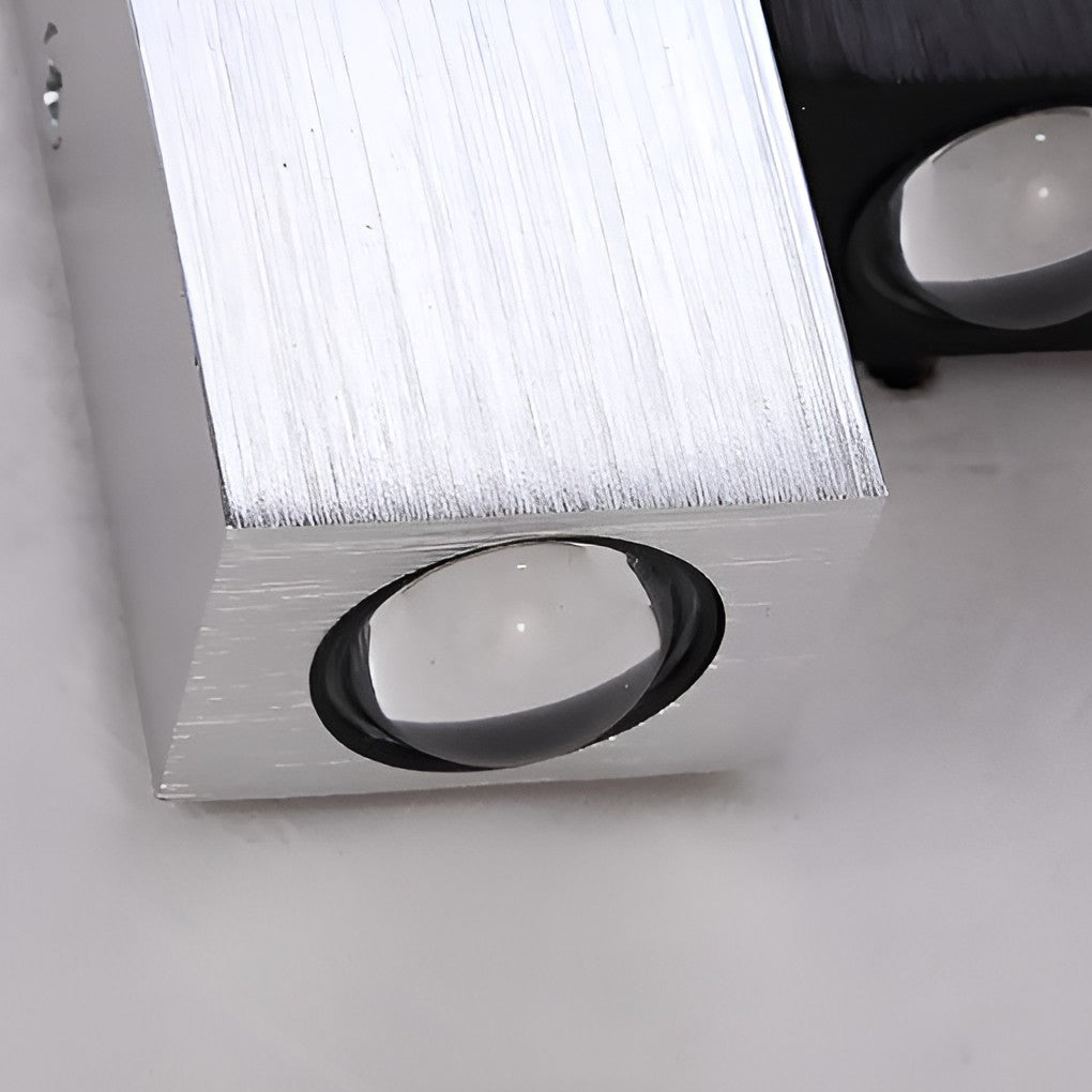 Box LED Up and Down Lights Contemporary Wall Light, Bedroom Wall Sconce, detail 8