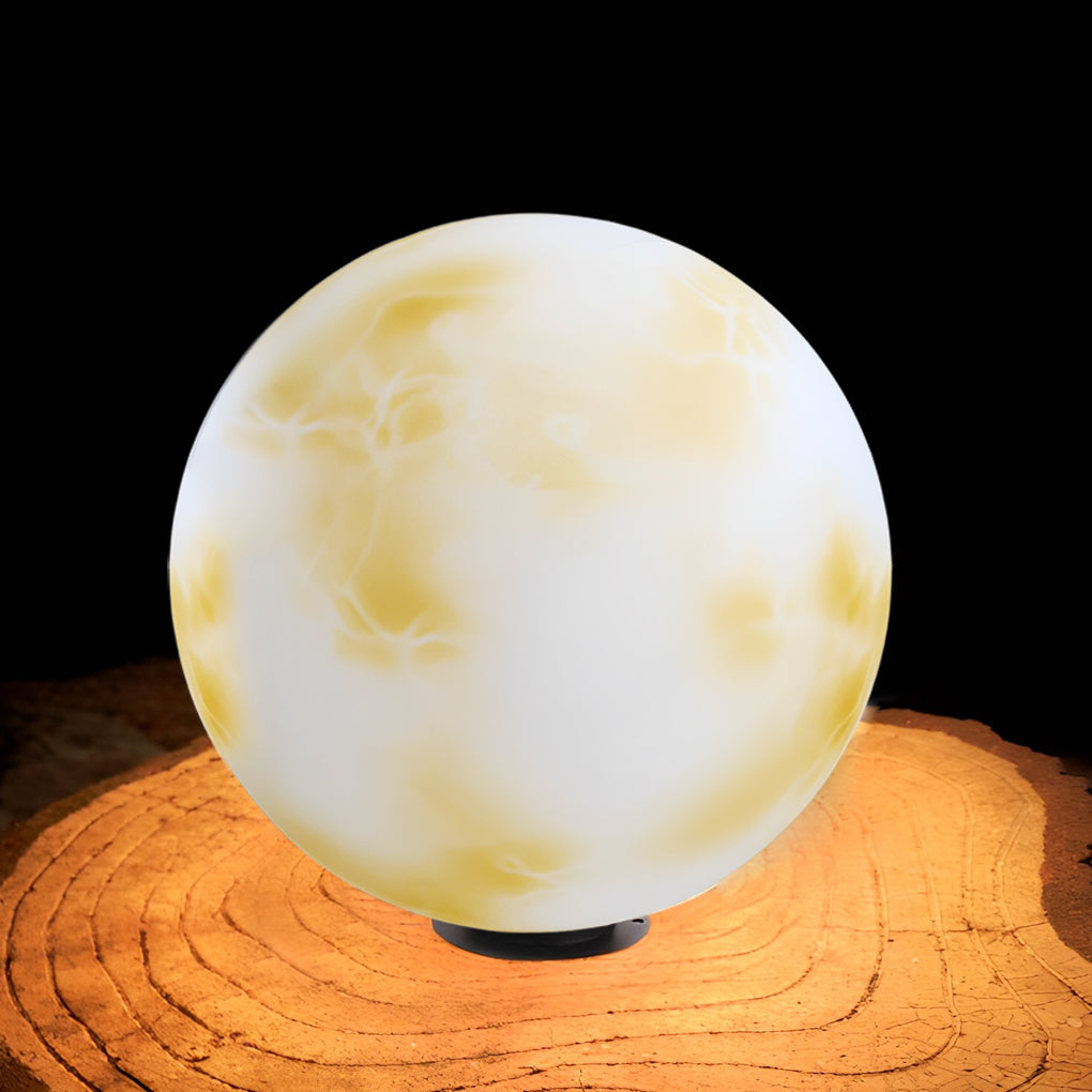 Moon-Shaped Exterior Pier-Mount Pillar Accent Post Light, Outdoor Wall Light, detail 7
