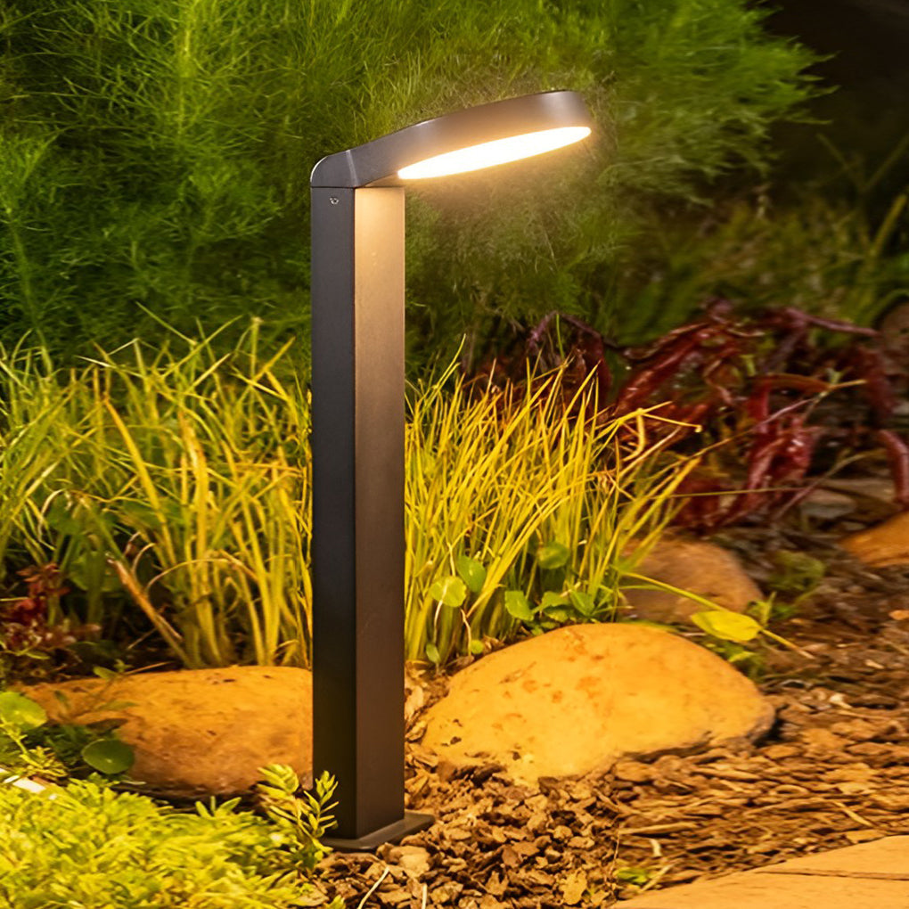 Spoon-shaped Waterproof 18W LED Black Contemporary Wall Light Pathway Lights, Wall Sconce, detail 2