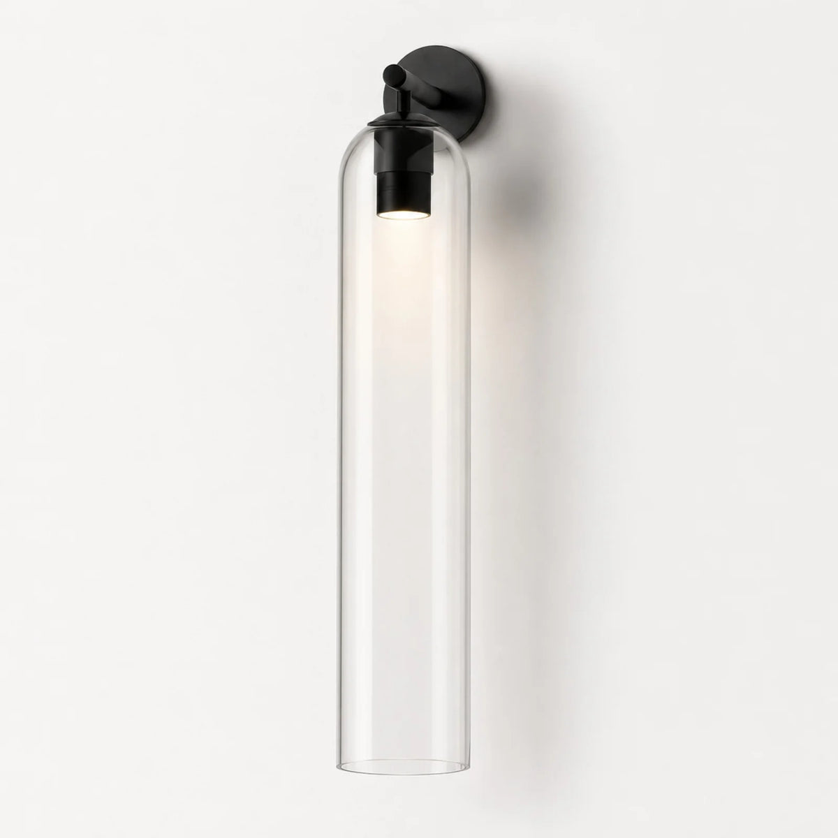 Cylindrical Art Glass Wall Light