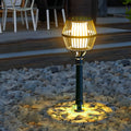 Waterproof Aluminum LED Matte Black Contemporary Solar Exterior Lights Lanterns, Outdoor Wall Light, Die-cast Aluminum, 18.5"