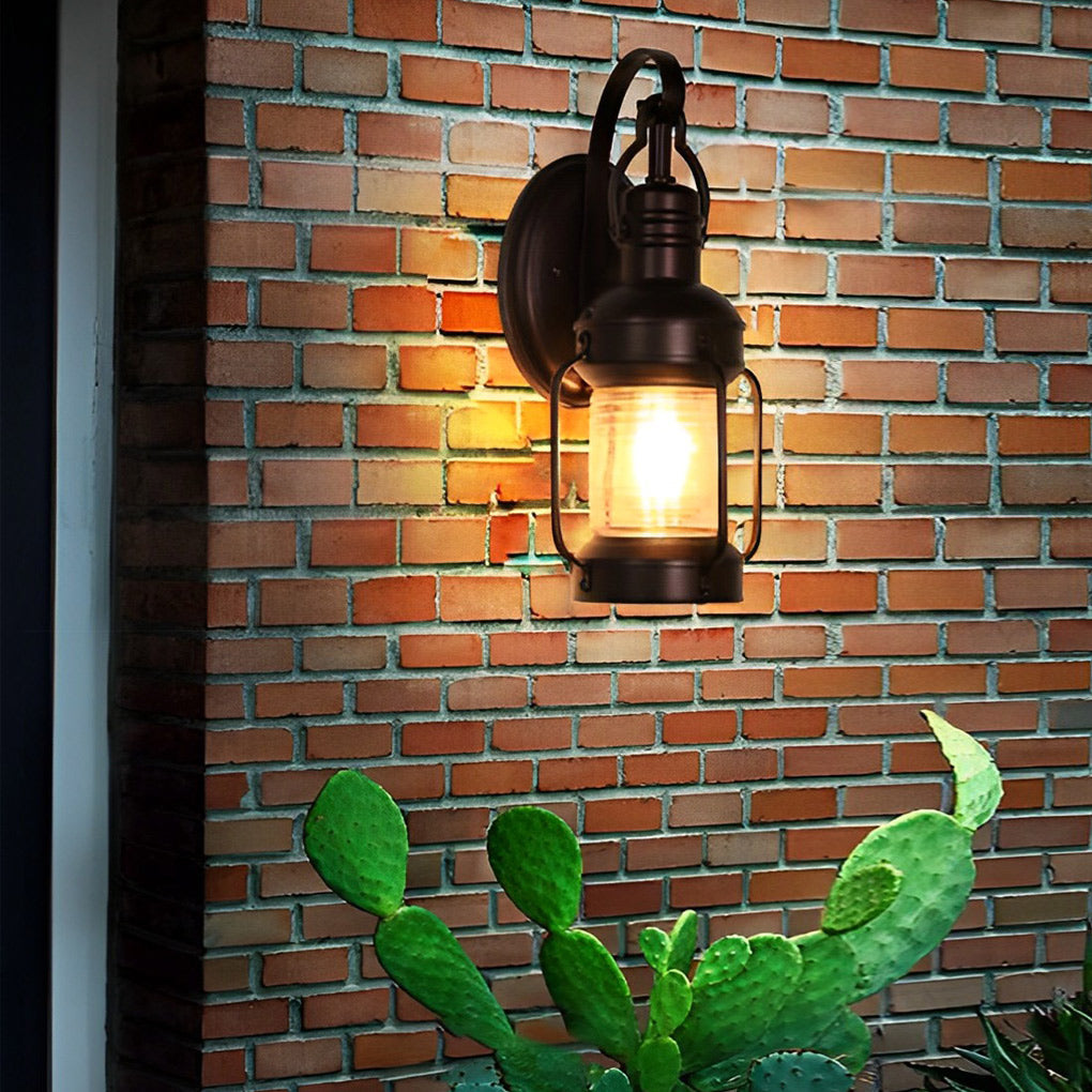 Antique Lantern Aluminum Waterproof LED Exterior Wall Light Lawn Lights, Outdoor Wall Light, detail 3