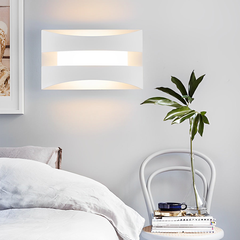 Box Creative LED Clean-Lined Nordic Bedside Wall Light, Bedroom Wall Sconce, detail 5