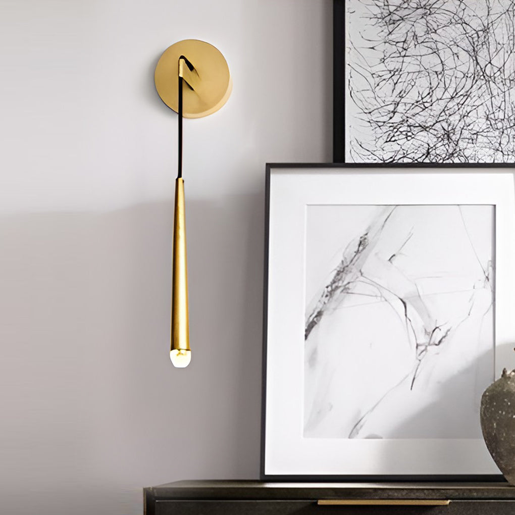 Creative Strip Crystal LED Spotlight Nordic Wall Light, Bathroom Wall Sconce, Hardware, 20"