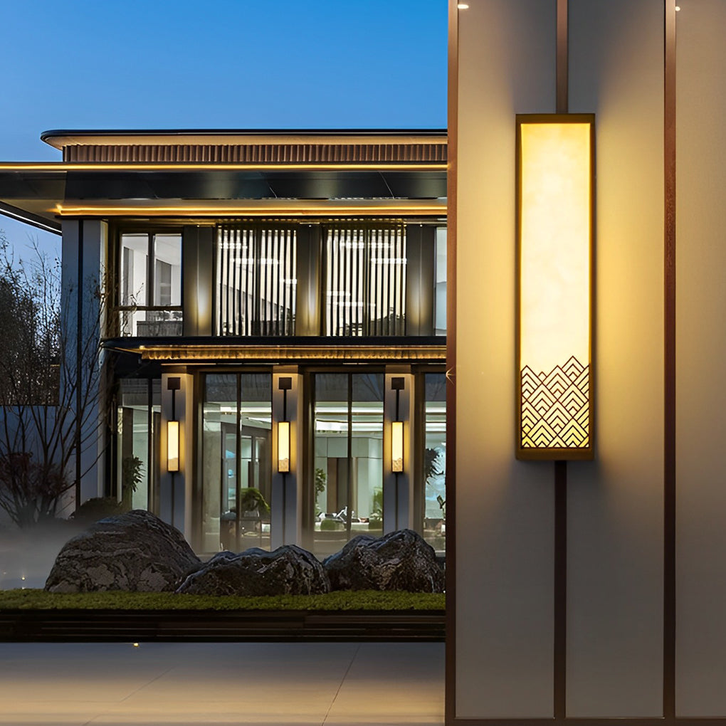 Vintage Waterproof Stainless Steel Brown Wall Light Exterior Lights, Wall Sconce, detail 2