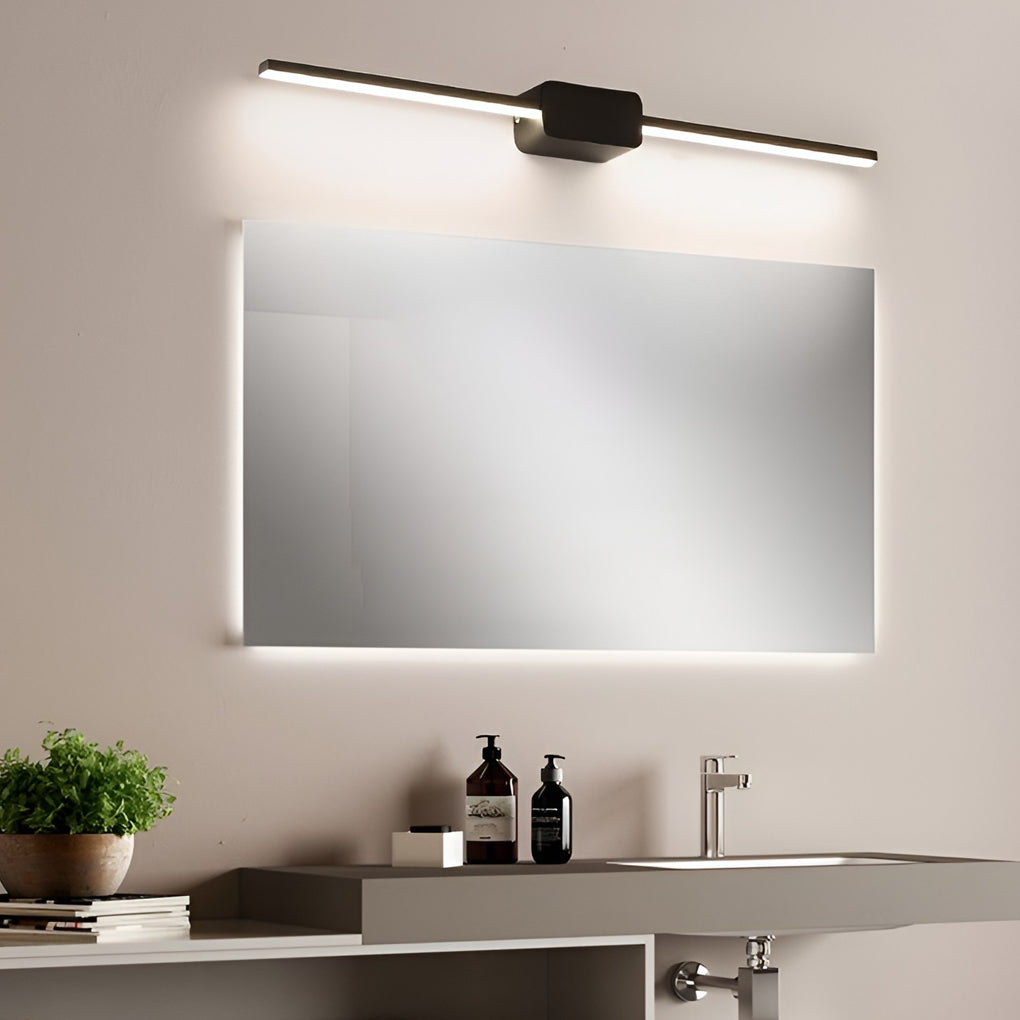 16''/24''/31'' Contemporary LED Linear Bathroom Vanity Fixture with Central Box Frame, Bathroom Vanity Light, detail 2