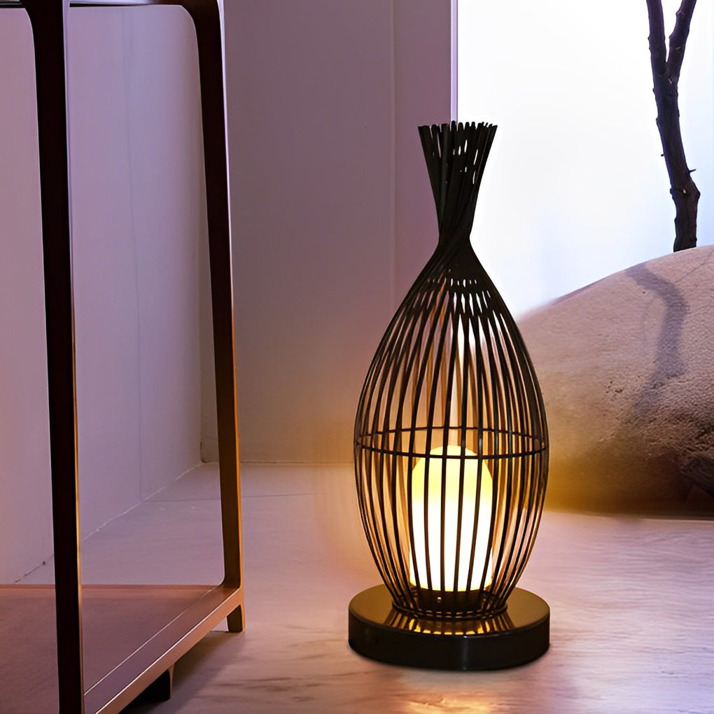 Industrial Courtyard Waterproof Caged LED Floor Light, Floor Lamp, detail 12