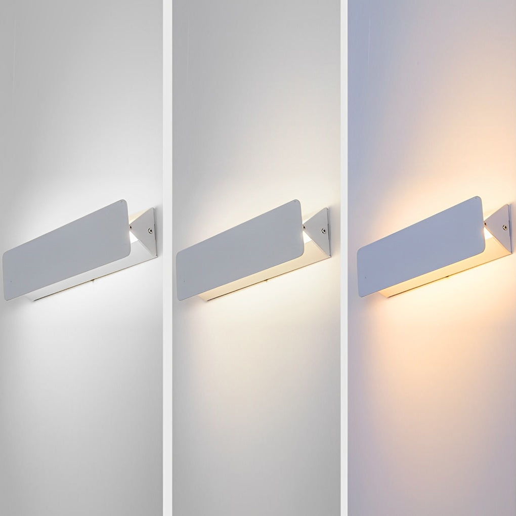 270° Rotatable Adjustable Box Strip LED White Nordic Wall Light, Bedroom Wall Sconce, detail 9