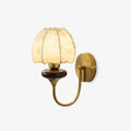 Amelie Floral Wall Light, Hardwired Wall Sconce, Metal, L 24cm x W 18cm x H 32cm