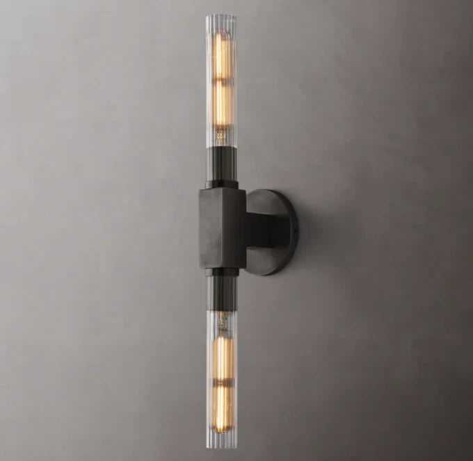 Cannele Linear Wall Light, Bathroom Wall Sconce, detail 31