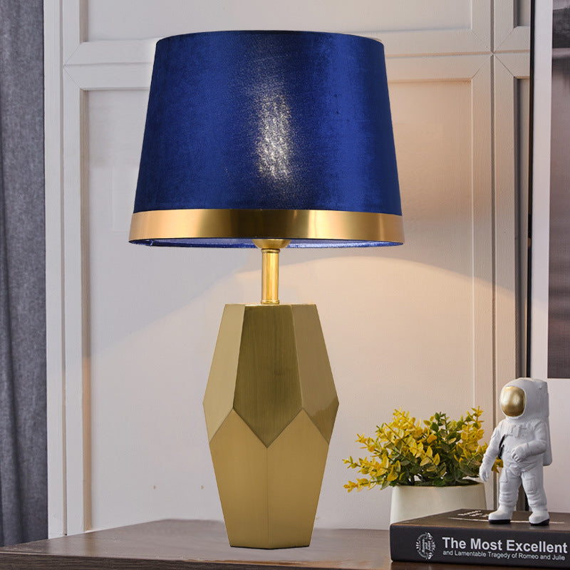 Contemporary Table Light – Clean Style for Living Room & Bedroom, Bedside Table Lamp, Iron Lamp Body + Fabric, Diameter 30 cm