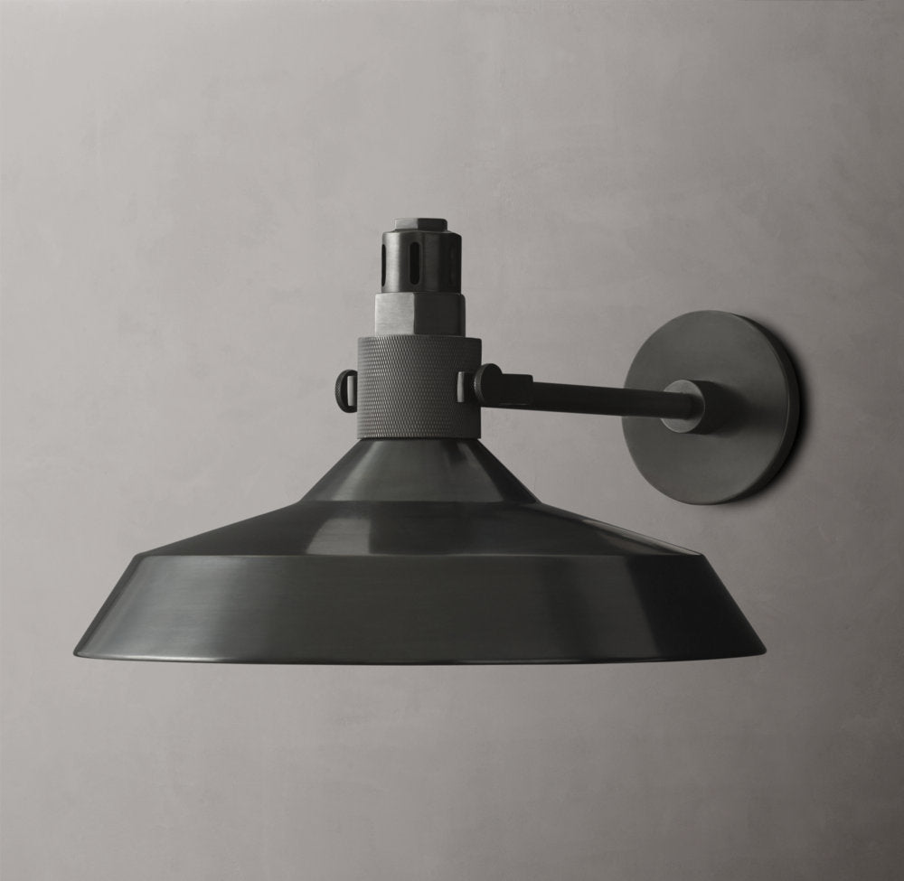 Condorcet Metal Shade Wall Light, Wall Sconce, detail 2