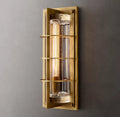 Vicomte Grand Exterior Sconce, Outdoor Wall Light, 8"W x 5"D x 20"H