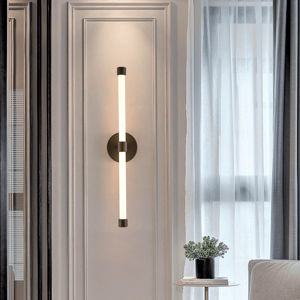 Brilline Vertical Wall Light, Hardwired Wall Sconce, detail 8
