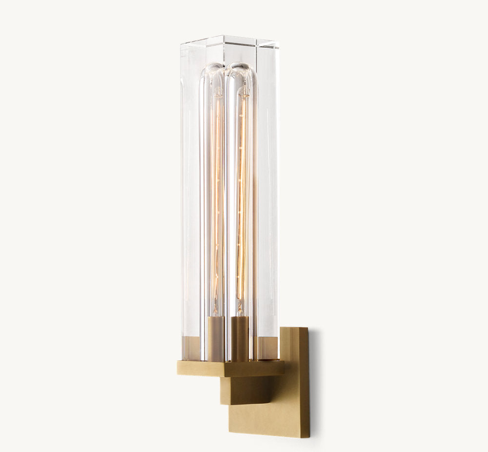 Savile Box Sconce, Bathroom Wall Sconce, detail 5