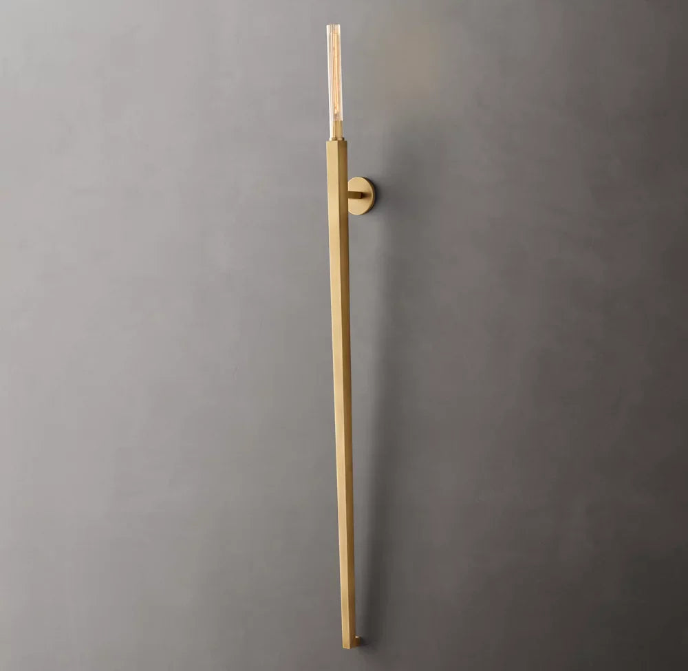 Cannele Torch Wall Light, Wall Sconce, 6"D x 72"H